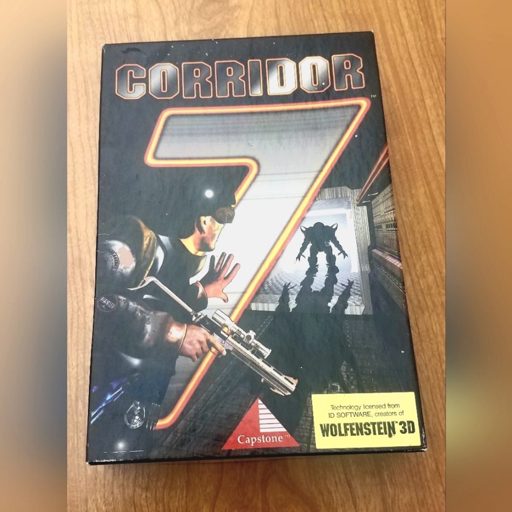 Vintage Corridor 7: Alien Invasion 1994 IBM CD-Rom Big Box Capstone PC Game